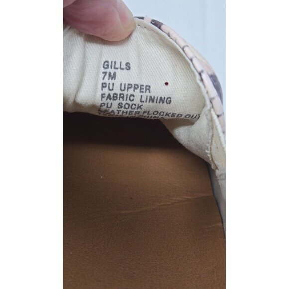 Steve Madden Shoes Women's Gills Slip On Sneakers Snakeskin Print flat size 7 M - Picture 4 of 11